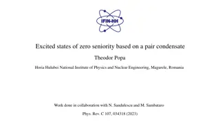 Excited States of Zero Seniority in Nuclear Physics