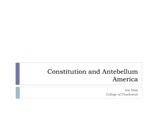 Antebellum America: Resistance to Taxation, Abolitionism, and the Ku Klux Klan