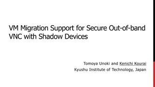 Secure OOB-VNC Using Shadow Devices for VM Migration Support