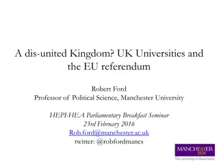 UK Universities and the EU Referendum: Public Opinion and Social Divides