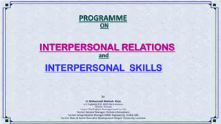 Enhancing Interpersonal Relations for Personal Growth