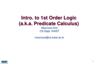 Introduction to Predicate Calculus and First-Order Logic Explained