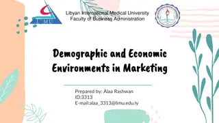 Demographic and Economic Environments in Marketing