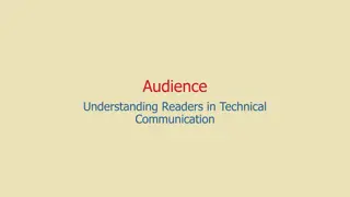 Readers in Technical Communication