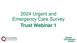 Enhancing Urgent and Emergency Care Survey Methods for Better Data Collection