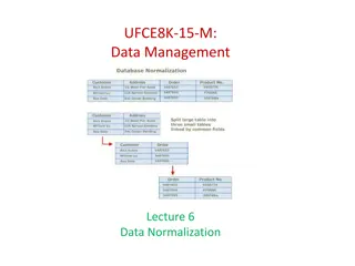 Data Normalization in Relational Databases