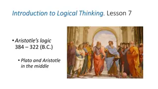 Aristotle's Logic in Ancient Greek Philosophy