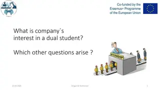 Company Interest in Dual Students & Success Factors