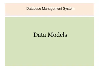 Database Modeling: Hierarchical, Network, and Entity Relationship Models