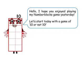 Explore Different Ways to Understand Number 10 - Numberblocks Game