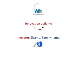 Innovative Activities in Virtual Development Modeling
