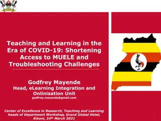 Learning Strategies and Challenges in the Era of COVID-19