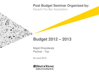Updates in Sales Tax Laws: Major Changes & Amendments 2012-2013