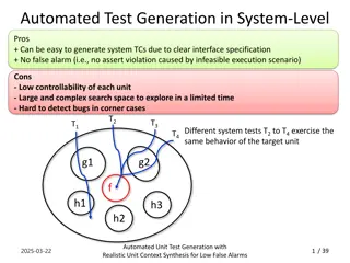 Automated Test Generation: Pros and Cons Discussed with Realistic Context Synthesis