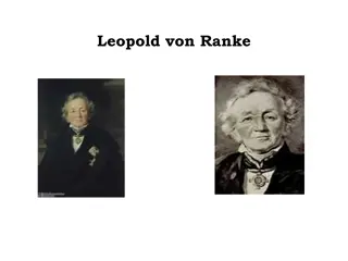 Influential Historian: Leopold von Ranke and His Revolutionary Methods