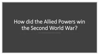 Allied Powers' Victories in the Second World War: Key Turning Points