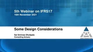 IFRS 17 Implementation: Design Considerations for Success