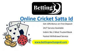 Secure Online Cricket Satta Id