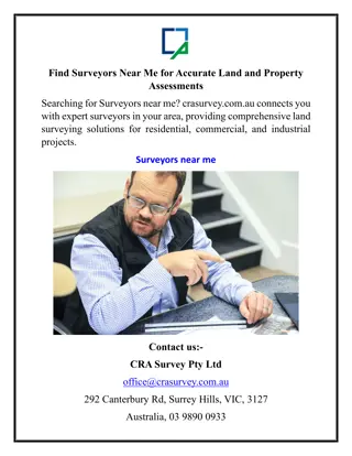 Find Surveyors Near Me for Accurate Land and Property Assessments