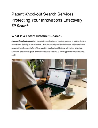 Patent Knockout Search Services – Secure Your Innovation | IIP Search