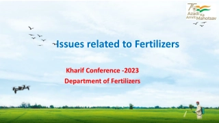 Issues related to Fertilizers