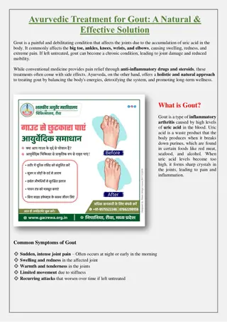 Ayurvedic Treatment for Gout A Natural & Effective Solution