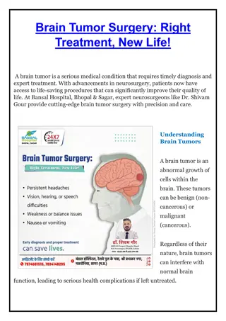 Brain Tumor Surgery - Dr. Shivam Gour