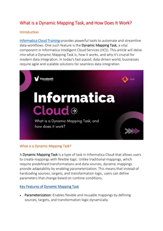 Informatica IDMC | Informatica Training in Hyderabad