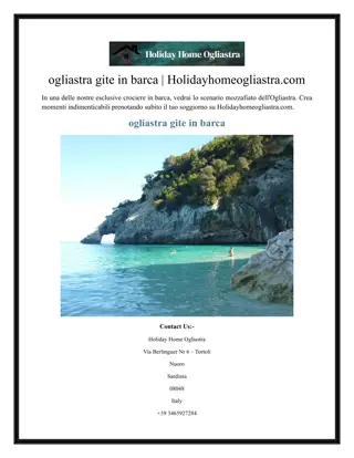 ogliastra gite in barca  Holidayhomeogliastra.com