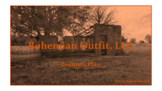 Bohemian Outfit, LLC Business Strategy for Success