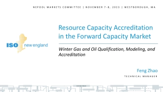 Resource Capacity Accreditation in the Forward Capacity Market