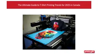 The Ultimate Guide to T-Shirt Printing Trends for 2025 in Canada