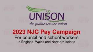Understanding the 2023 NJC Pay Campaign for Council and School Workers