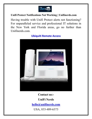 Unifi Protect Notifications Not Working  Unifinerds.com