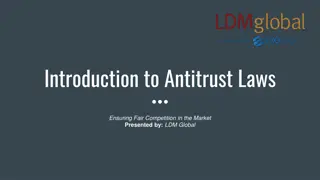 Introduction to Antitrust Laws