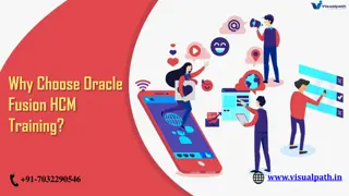 Oracle Fusion HCM - Oracle Fusion HCM Training in india