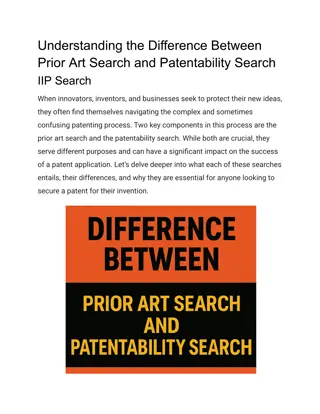Prior Art Search vs Patentability Search: Key Differences & Importance