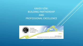 Promoting Excellence and Professionalism in Real Estate: The KAVEX.vzw Mission