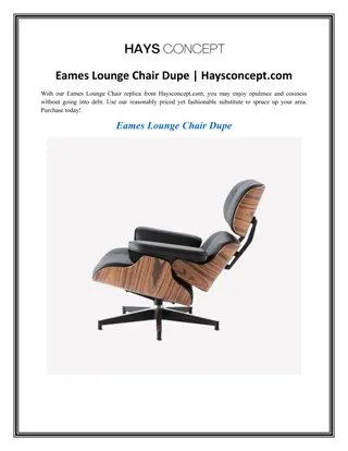 Eames Lounge Chair Dupe Haysconcept.com