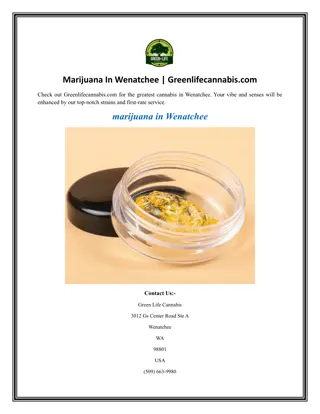 Marijuana In Wenatchee  Greenlifecannabis.com