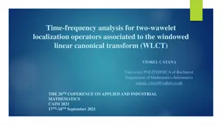 Time-Frequency Analysis with Wavelet Localization Operators