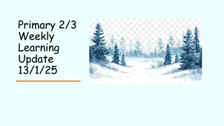 Weekly Learning Update for Primary 2/3: Phonics, Reading, and Scots Poems