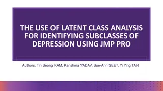 Identifying Subclasses of Depression with Latent Class Analysis