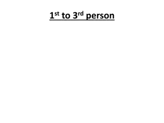 How to Change from 1st Person to 3rd Person - Examples and Tips