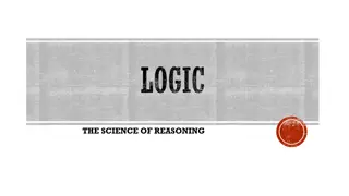 Logic: Analytic, Synthetic, A Priori and A Posteriori Distinctions