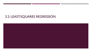 Least Squares Regression in Data Analysis
