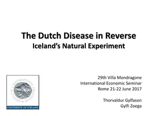 Reverse Dutch Disease in Iceland: Economic Impacts and Recovery