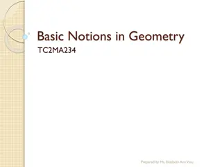 Exploring Basic Notions in Geometry with Ms. Elizabeth Ann Vasu