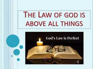 The Supreme Law of God