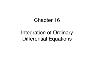 Integration of Ordinary Differential Equations and Chaos in Dynamics